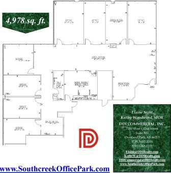 4978 Square Feet of Office Space Kansas City at Southcreek Office Park