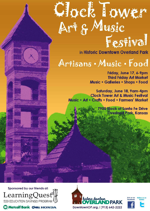 Clock Tower Art and Music Festival in Overland Park