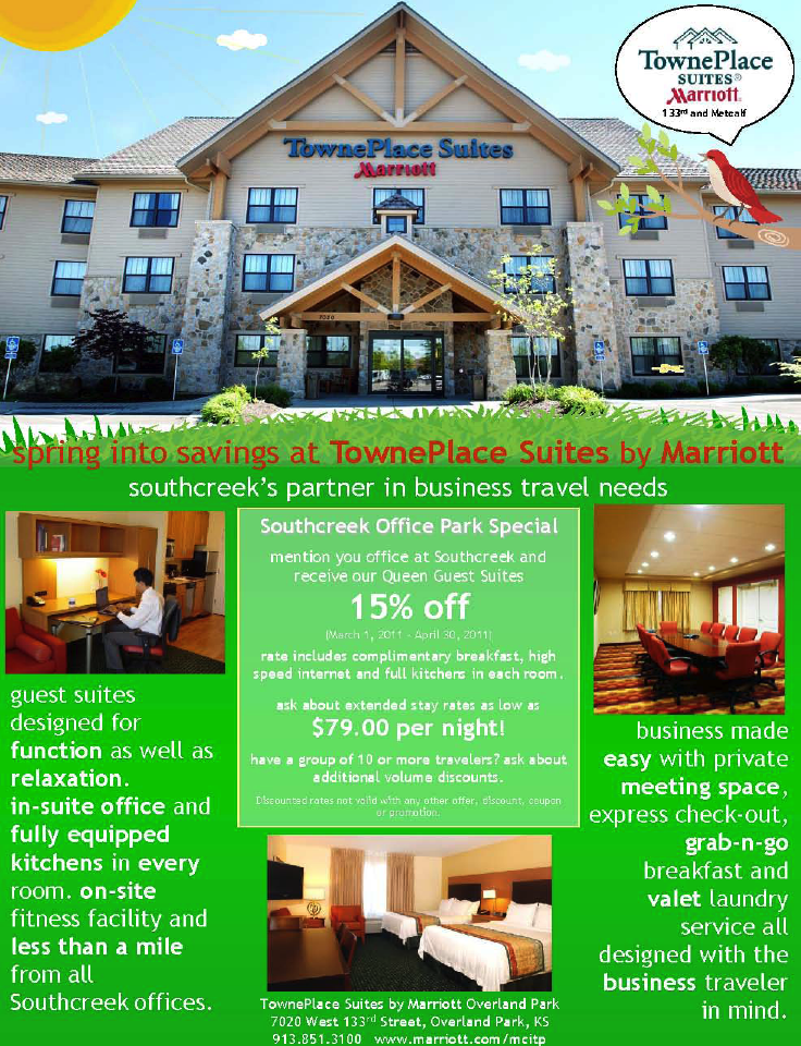 Marriott Towneplace Spring 2011 Deals